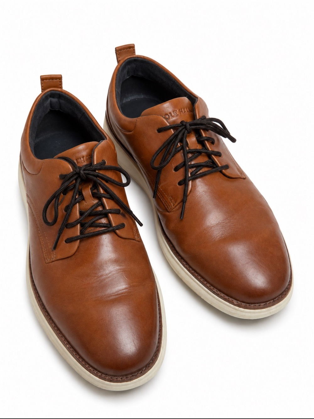 Cole Haan GrandPro Brown Leather Oxford Shoes 10.5M